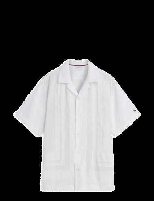Tommy Hilfiger | Linen Mesh Structure Shirt | XS