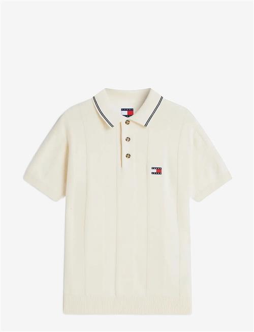 Tommy Jeans | Tjm Reg Ss Badge Knit Polo Ext | XXXL