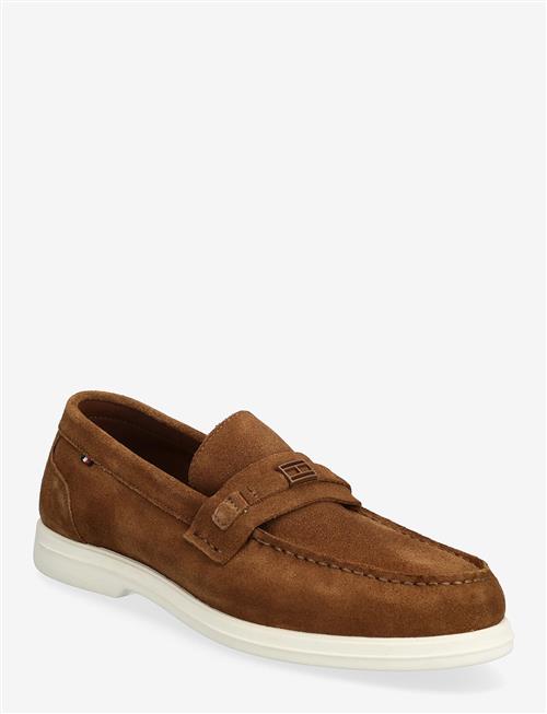 Tommy Hilfiger | Light Suede Flag Hardware Loafer | 43