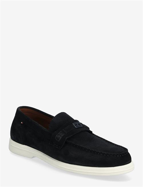 Tommy Hilfiger | Light Suede Flag Hardware Loafer | 46
