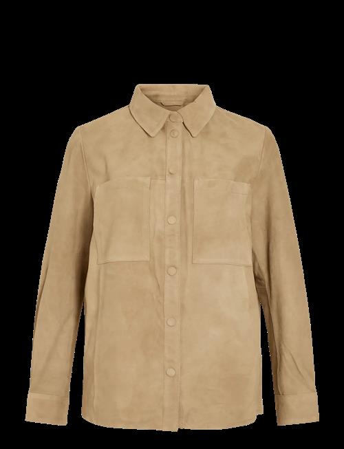 ROUGE EDIT | Roudarla L/S Suede Shirt/Pf | 42
