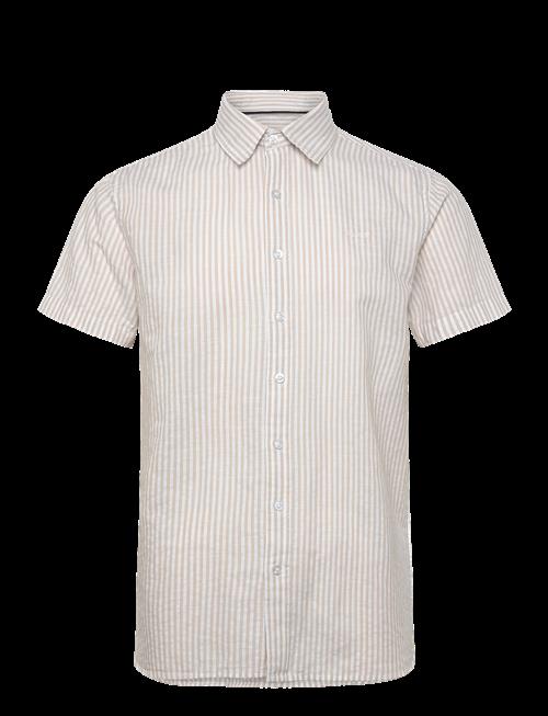 Sebago | Ss Striped Linen Blend Shirt | M