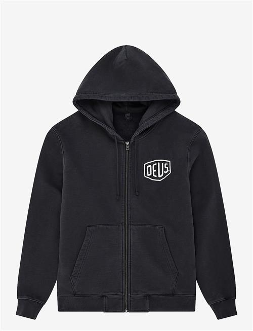 Deus Ex Machina | Shield Garment Dyed Zip Hoodie | XL