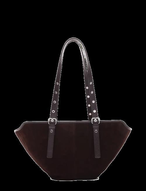 Nunoo | Small Nora Suede Chocolate | ONE SIZE