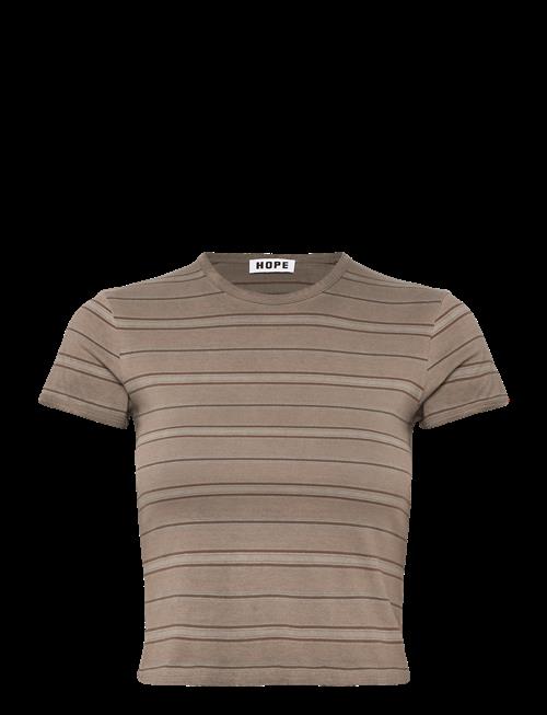 Hope | Vile Tee Overdyed Beige Stripe | 34