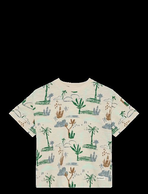En Fant | T-Shirt Ss Slub Aop | 134