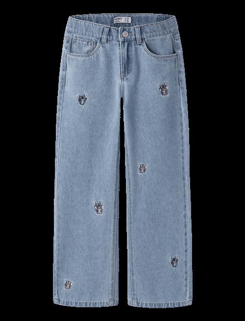 name it | Nkf Stitch Wide Jeans 4999-Za Lnoos Wdi | 140
