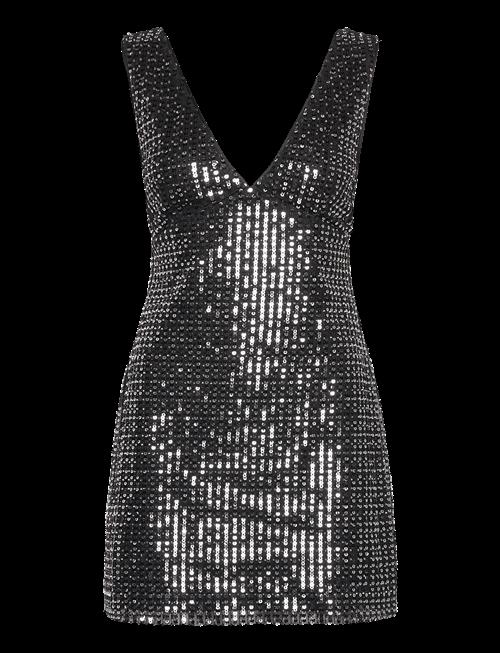 Malina | Ellen Sequin Deep V Mini Dress | 46
