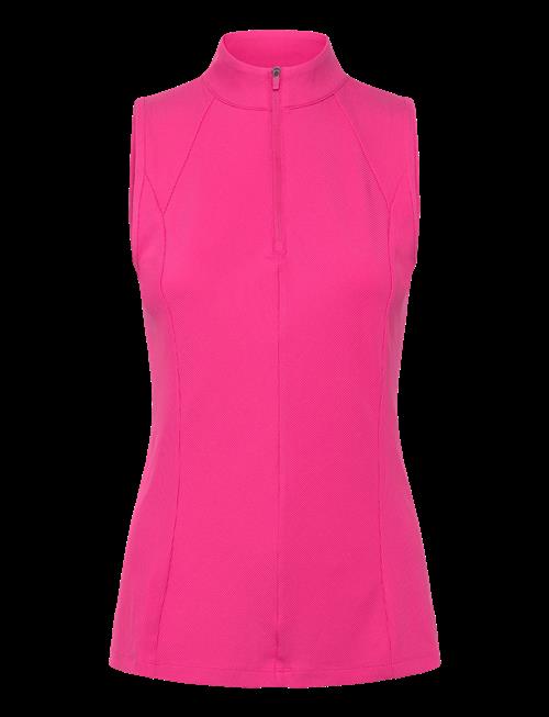 Callaway | Ribbed Sleeveless Golf Polo | S