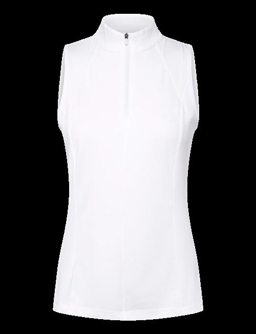 Callaway | Ribbed Sleeveless Golf Polo | L