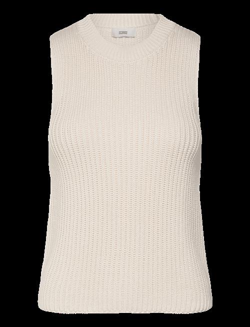 Closed | Women Crew Neck Racer Top Knits Ecru | XS