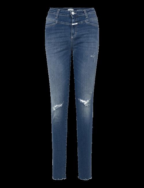 Closed | Skinny Pusher Long Jeans Mid Blue | 25