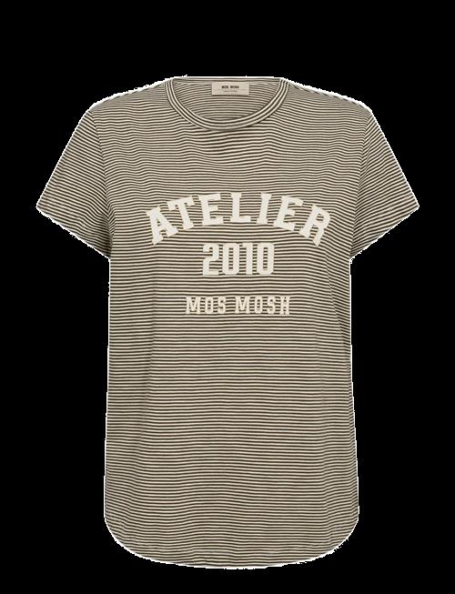 MOS MOSH | Mmcamp O-Ss Stripe Tee | S