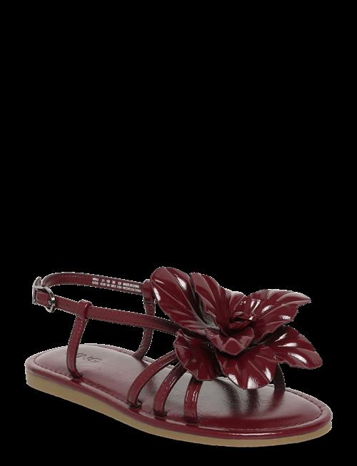 Mango | Embossed Flower Sandals | 38