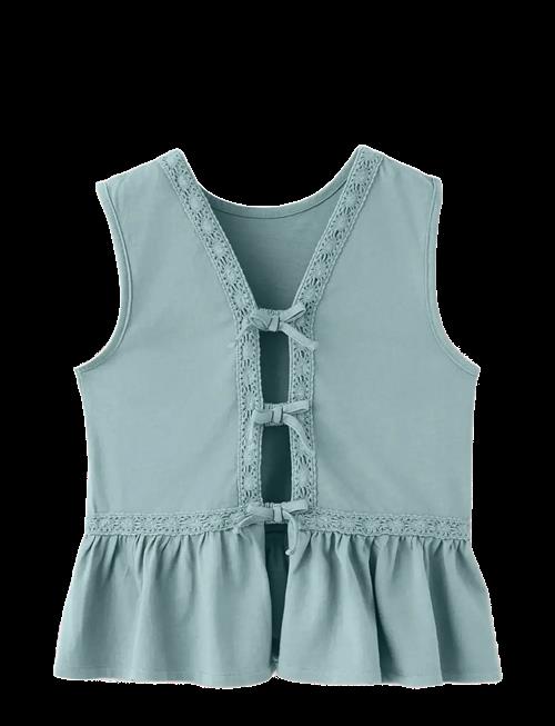 Mango | Embroidered Detail Bow Top | 152