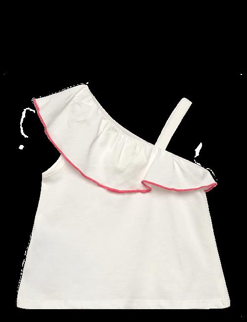 Mango | Contrast Ruffle T-Shirt | 110