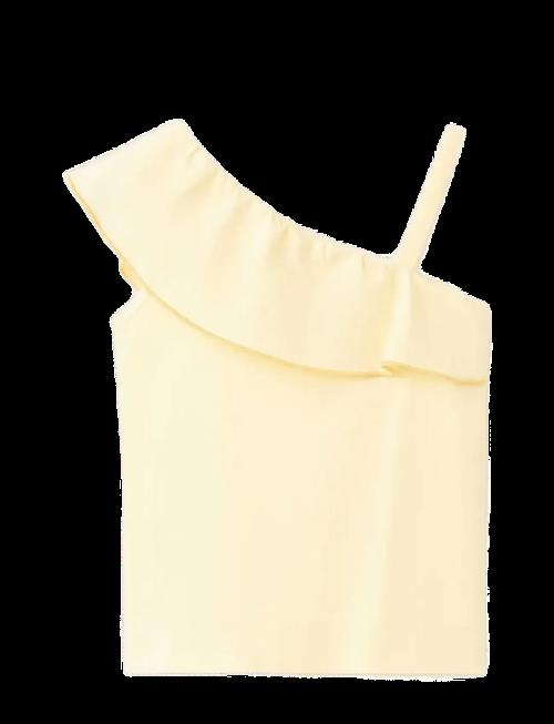 Mango | Contrast Ruffle T-Shirt | 98