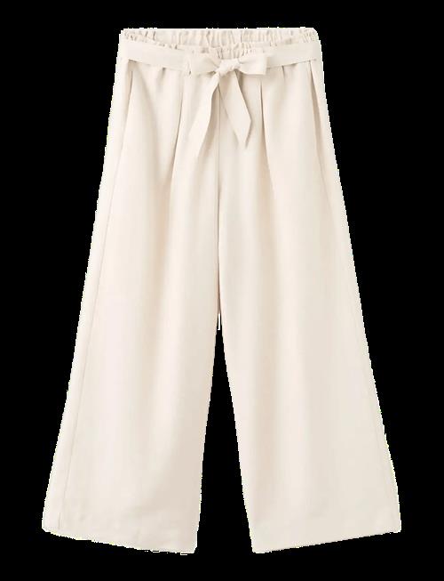 Mango | Flowy Straight-Fit Trousers With Bow | 140