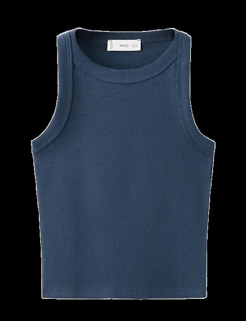 Mango | Ribbed Cotton-Blend Top | 140