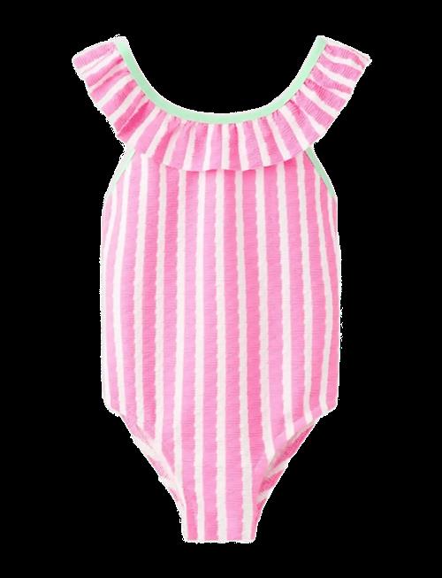 Mango | Ruffle Striped Swimsuit | 92