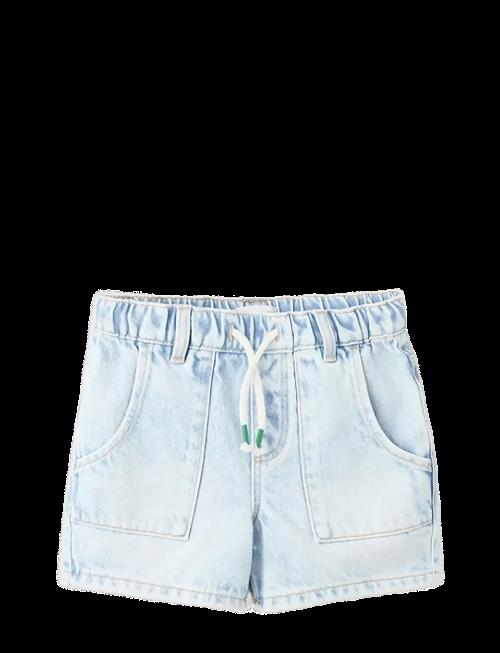 Mango | Denim Bermuda Shorts With Drawstring | 86