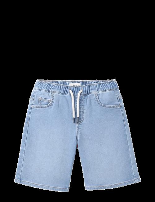 Mango | Elastic Waist Denim Bermuda Shorts | 116