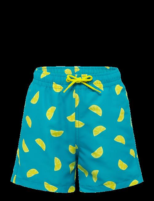 Mango | Lemon-Print Swimming Trunks | 116