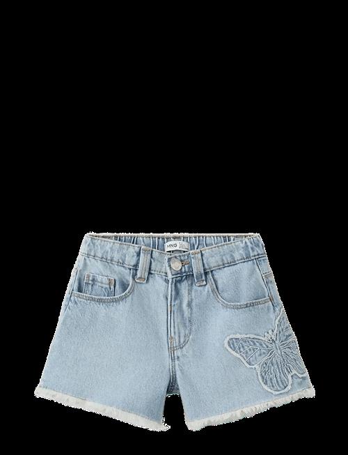 Mango | Embroidered Butterfly Denim Shorts | 98