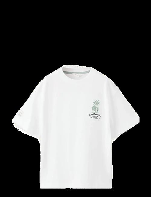 Mango | Printed Cotton-Blend T-Shirt | 128