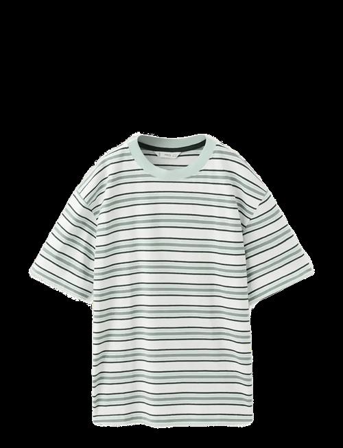 Mango | Striped Cotton T-Shirt | 140