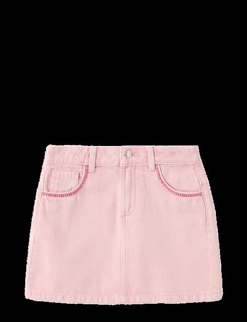 Mango | Denim Skirt With Embroidered Details | 146