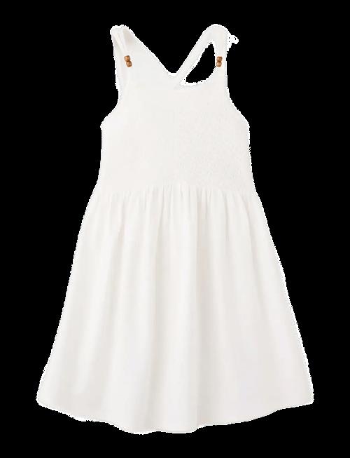 Mango | Gathered Panel Cotton Dress | 140