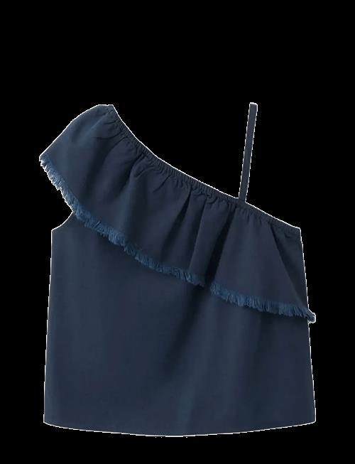 Mango | Ruffle Asymmetric Blouse | 146