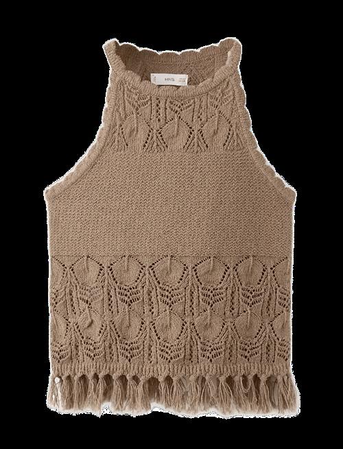 Mango | Crochet Top With Fringe Detail | 116