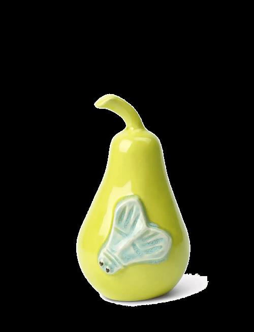 Kähler | Poppery Pear With Moth Apple Green/Mint | 11.5 CM