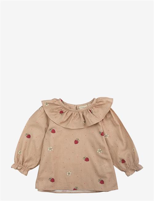 LouieLouie | Elinor Ruffle Blouse - Seersucker | 92