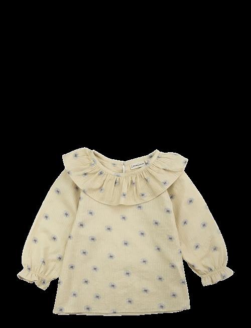 LouieLouie | Elinor Ruffle Blouse - Seersucker | 110