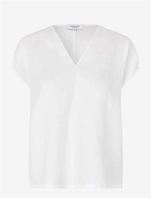 Rosemunde | Rwesther Linen Capsleeve Top | 36