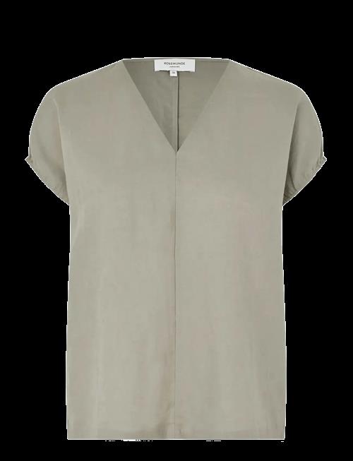 Rosemunde | Rwesther Linen Capsleeve Top | 38