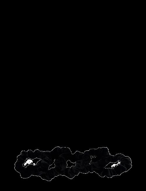Pipol's Bazaar | Velvet Scrunchy 5 Pcs Black | ONE SIZE