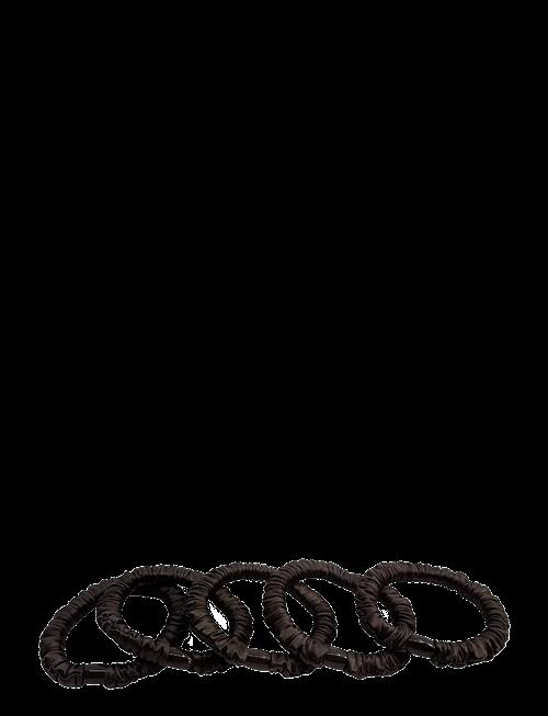 Pipol's Bazaar | Ruffle Satin Elastic Brown 5 Pcs | ONE SIZE