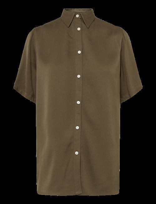 Lexington Clothing | Reign Viscose Crepe Short Sleeve Shirt | XS