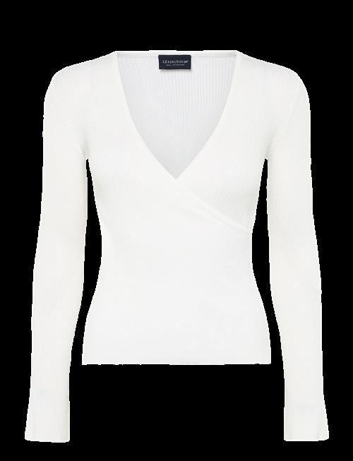 Lexington Clothing | Rib Knitted Lyocell Blend Wrap Sweater | XL