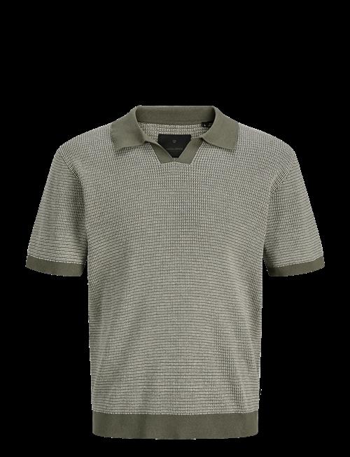 Jack & Jones | Jprblahudson Knit Split Neck Ss Sn | XL