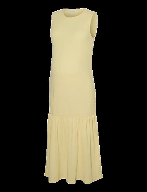 Mamalicious | Mlcaileen Sl Jrs Peplum Midi Dress | L