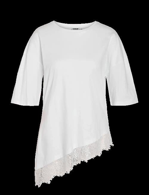 NOISY MAY | Nmeasy Lace Detail S/S T-Shirt /Tnt | L