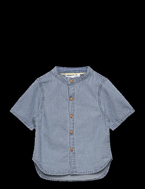 name it | Nmmhans Stripe Dnm Ss Shirt 1910-Ip H | 98