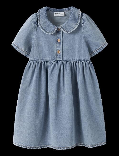 name it | Nmfpoppy Dnm Dress 5011-Ov H | 104