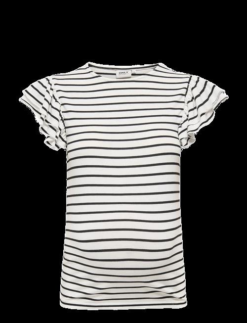 Only Maternity | Olmdaisy S/S Frill O-Neck Top Jrs | L