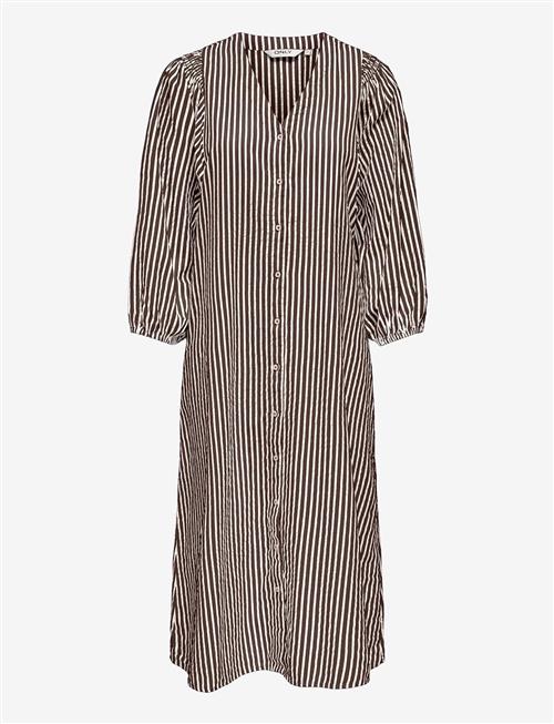 ONLY | Onlrolly L/S Midi Stripe Dress Cs Wvn | XS